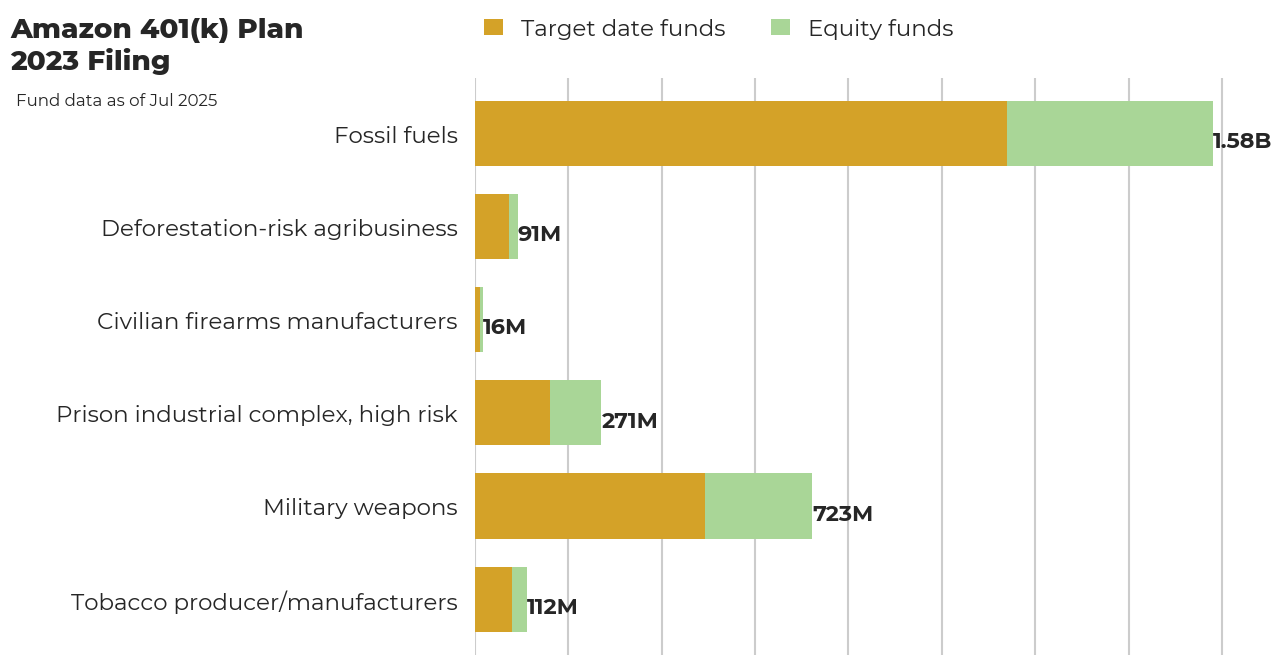 Amazon 401(k) Plan flagged investments