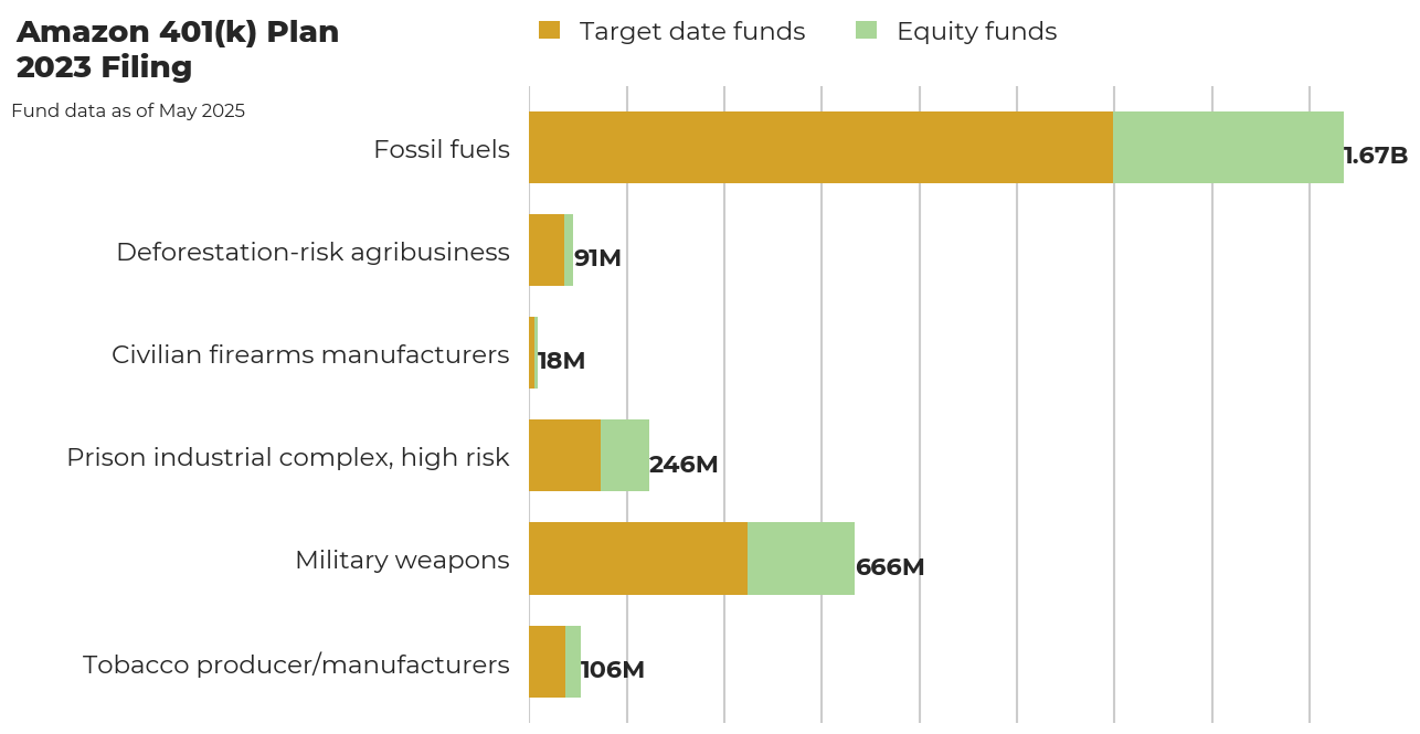 Amazon 401(k) Plan flagged investments