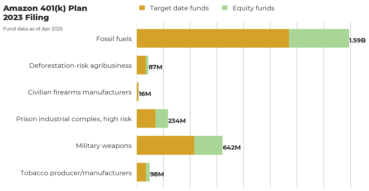 Amazon 401(k) Plan flagged investments