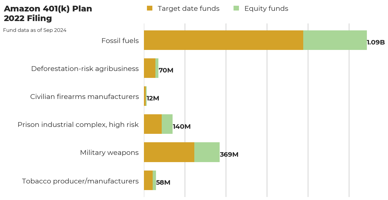 Amazon 401(k) Plan flagged investments